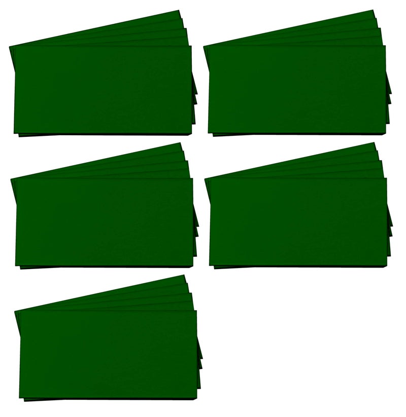 MV Magna Visual Magna Visual 1" x 2" Green Pre-Cut Write On Wipe Off Magnetic Strips 25 Pack - Image 1
